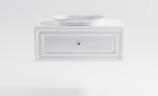 Тумба с раковиной Astra-Form Шарм 4631177715112 90 см белый матовый